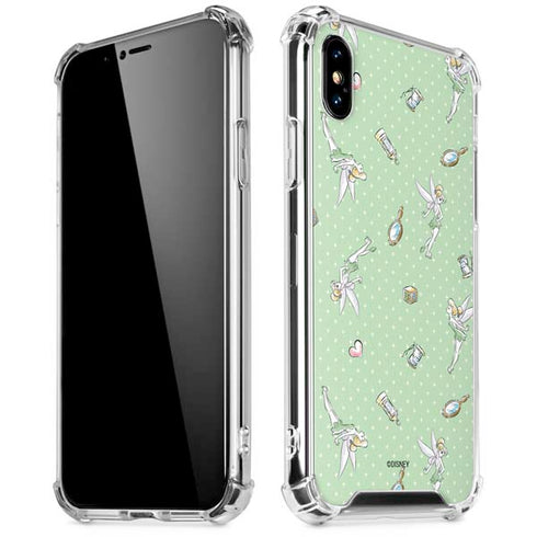 Disney Tinker Bell Trinkets Pattern iPhone XS Max Clear Case